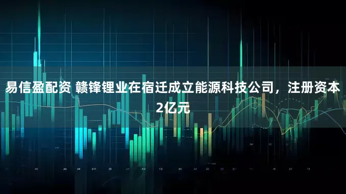 易信盈配资 赣锋锂业在宿迁成立能源科技公司，注册资本2亿元